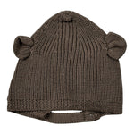 Wedoble Cappello tinta unita con Orecchie Marrone per Neonata I230307B MARRONE WEDOBLE 