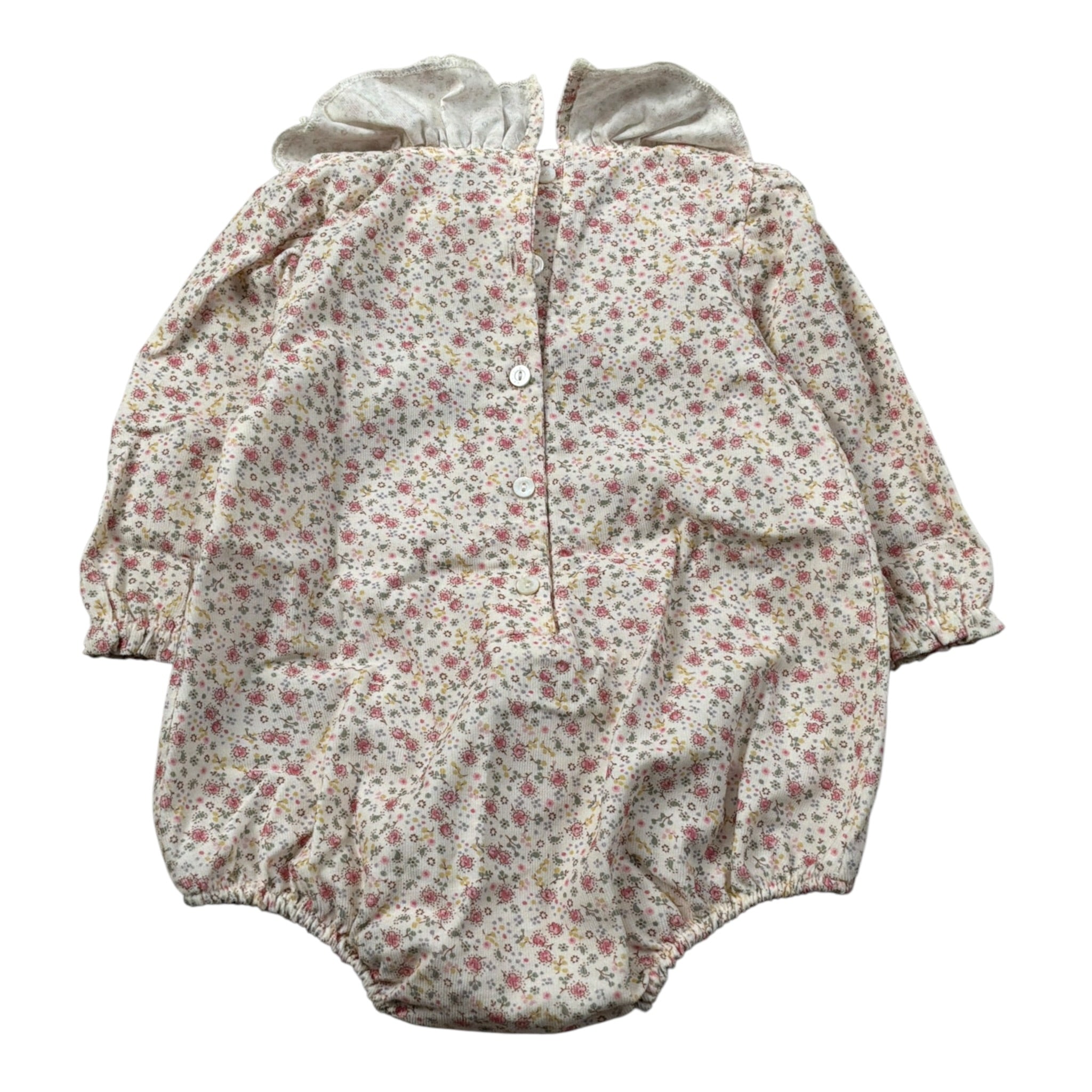 Wedoble Body Camicia Manica Lunga Fantasia Floreale Panna per Neonata I2506716A PANNA WEDOBLE 