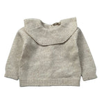Wedoble Maglia tinta unita con Colletto Beige per Neonata I2509301C BEIGE WEDOBLE 