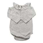 Wedoble Body Manica Lunga con Colletto Beige per Neonata I2515616D BEIGE WEDOBLE 