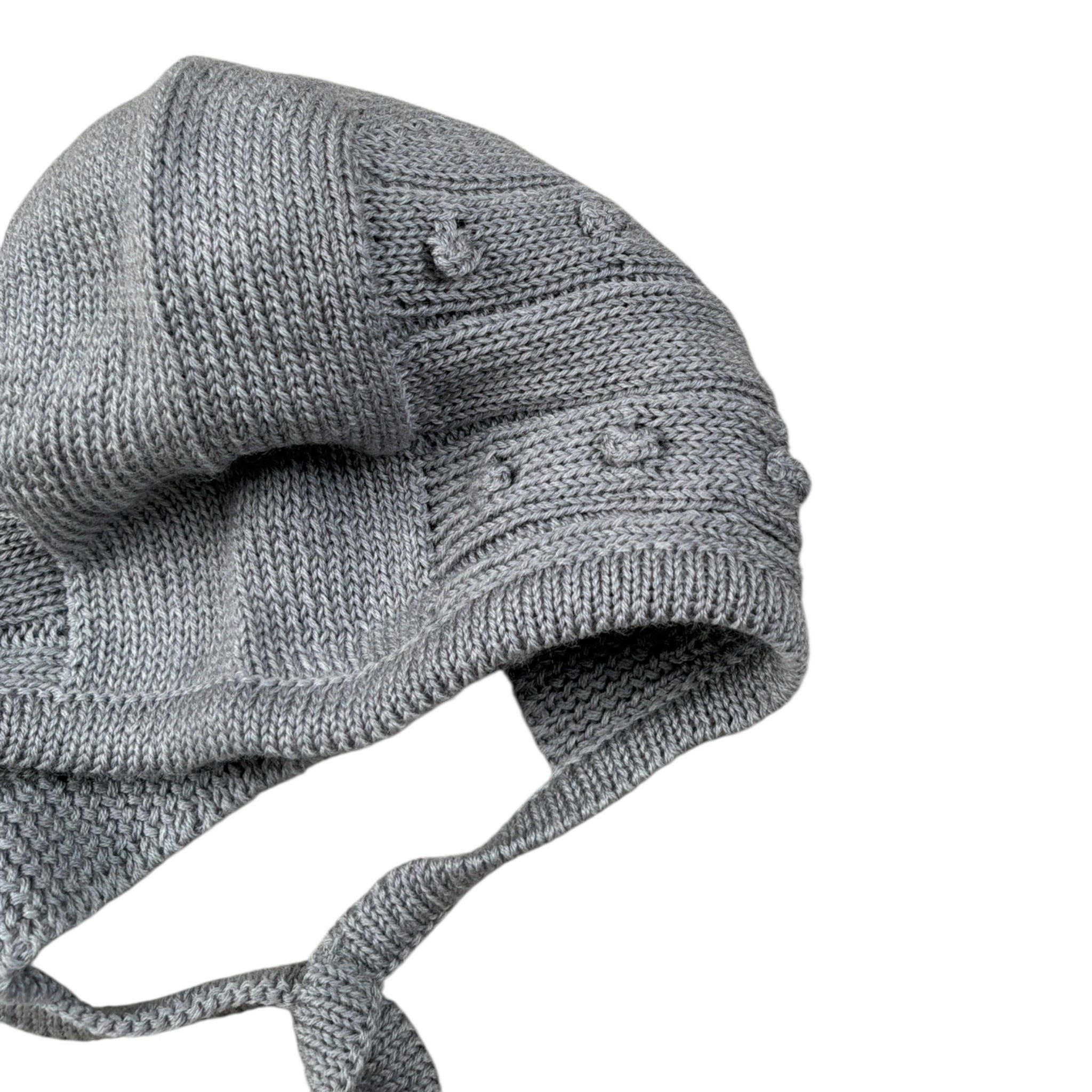 Wedoble Cappello tinta unita con Ricami Grigio per Neonato SJSJSJ GRIGIO WEDOBLE 