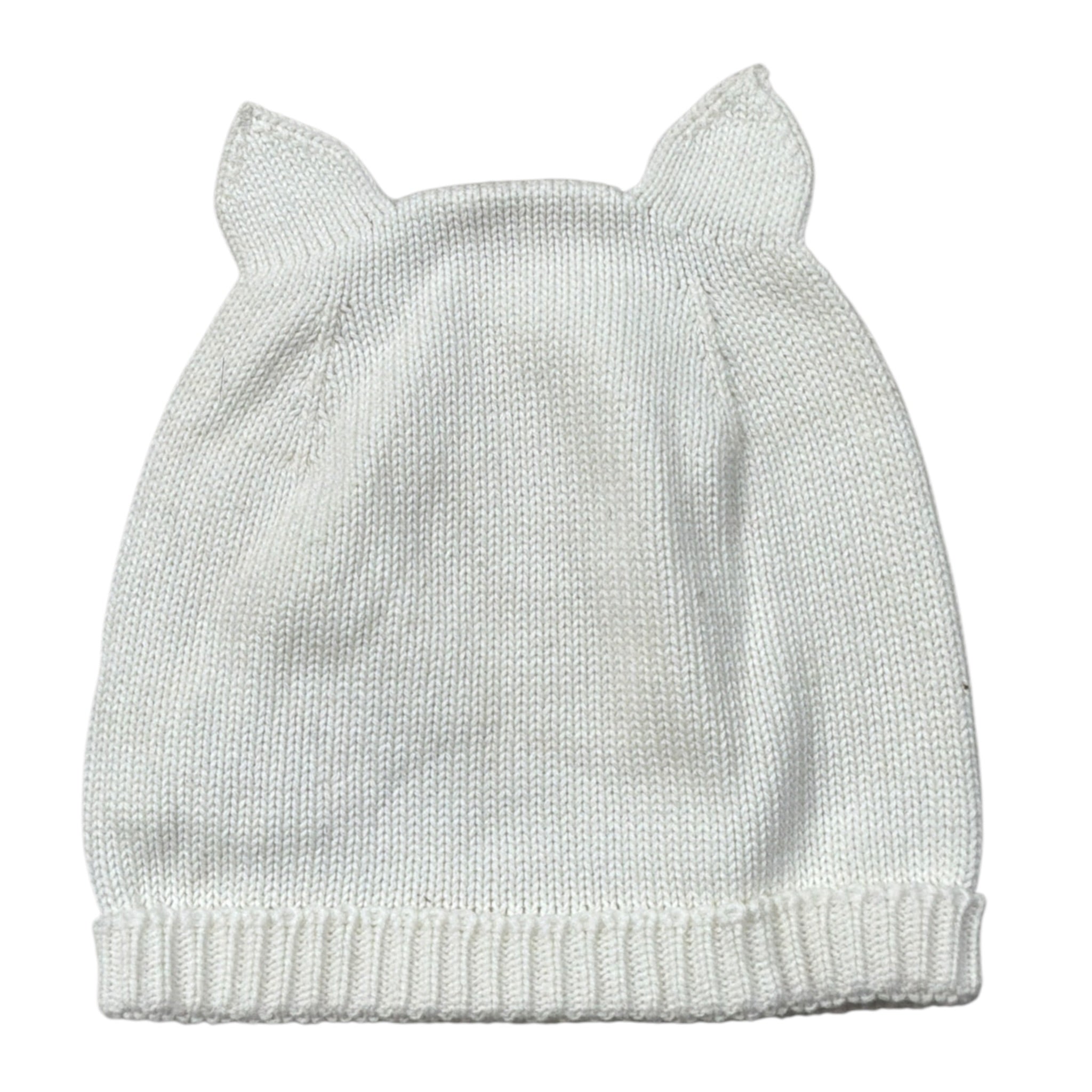 Wedoble Cappello tinta unita con Orecchie Bianco per Neonata V2013307E BIANCO WEDOBLE 