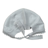 Wedoble Cappello tinta unita con Ricami Azzurro per Neonato WWWWW AZZURRO WEDOBLE 