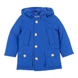 Woolrich Giubbino tinta unita con Bottoni Cobalto per Bambino WKOU0188 COBALTO WOOLRICH 
