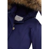 Woolrich Giubbino tinta unita con Bottoni Blu per Bambino WKOU02211 BLU WOOLRICH 