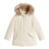 Woolrich Giubbino tinta unita con Bottoni Bianco per Bambino WKOU0221 BIANCO WOOLRICH 