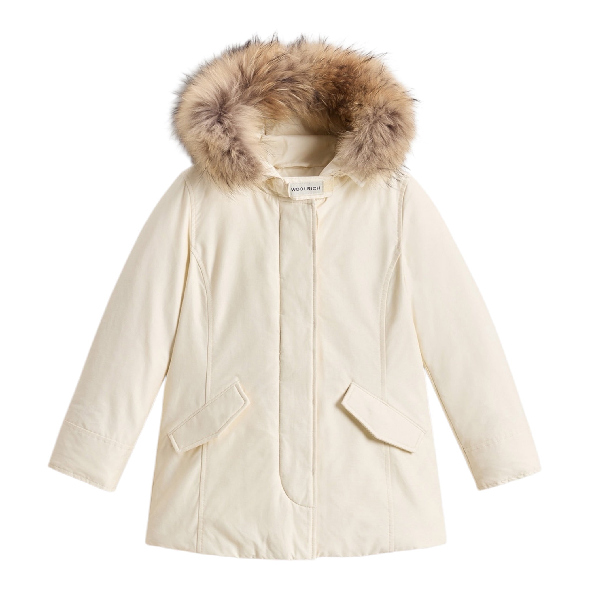 Woolrich Giubbino tinta unita con Bottoni Bianco per Bambino WKOU0221 BIANCO WOOLRICH 