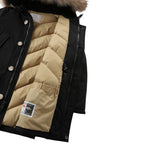 Woolrich Giubbino tinta unita con Bottoni Nero per Bambino WKOU0221 NERO WOOLRICH 