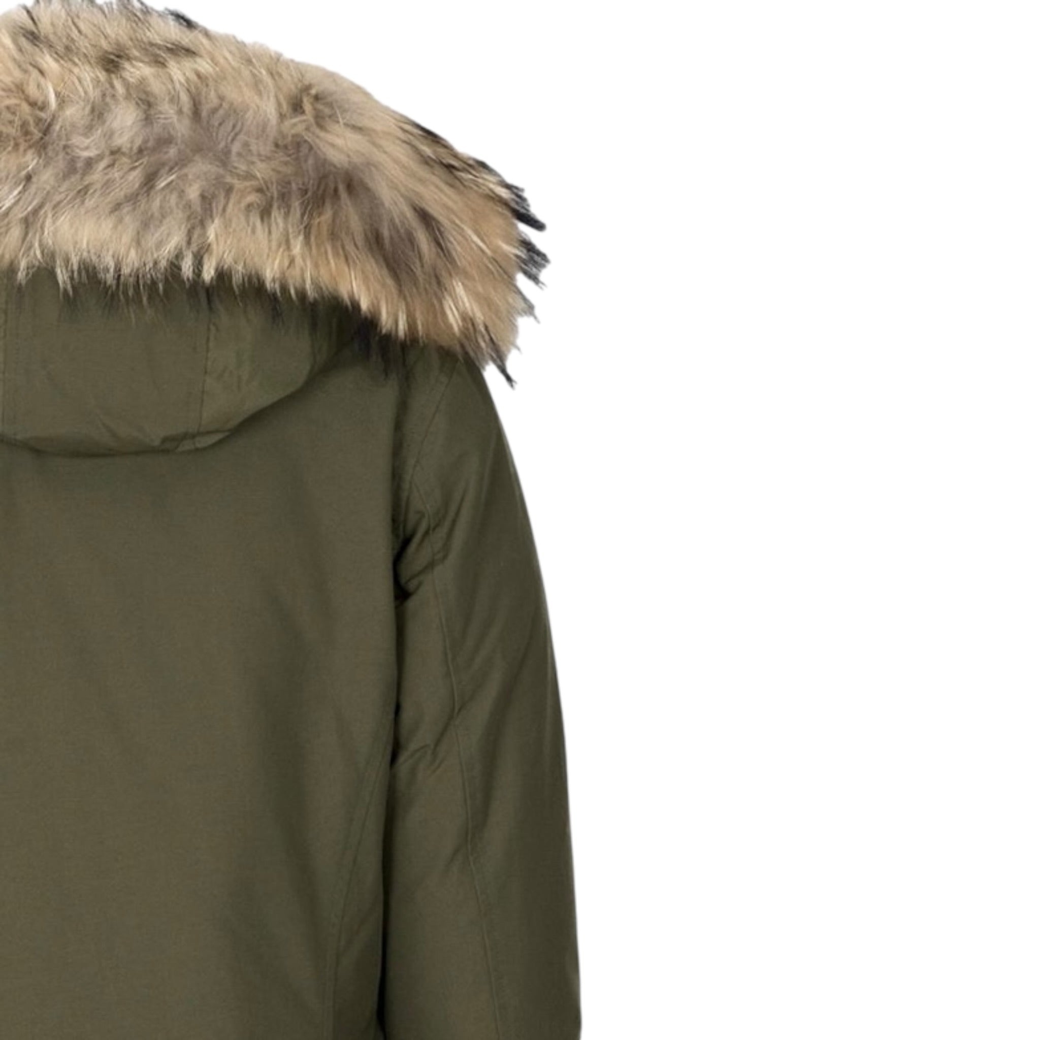 Woolrich Giubbino tinta unita con Bottoni Verde per Bambino WKOU0479 VERDE WOOLRICH 