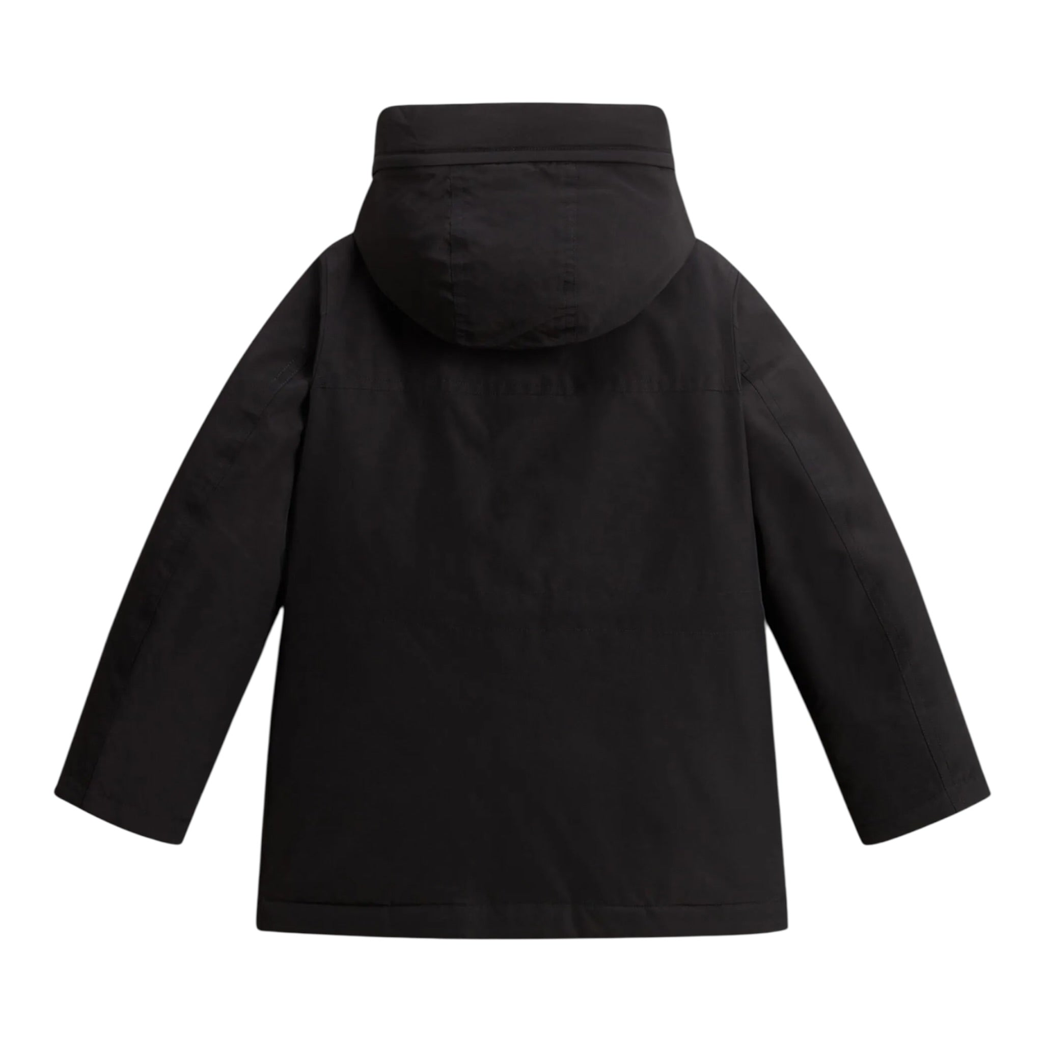Woolrich Giubbino tinta unita con Bottoni Nero per Bambino WKOU464 NERO WOOLRICH 