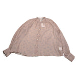 Xacus Camicia tinta unita con Fantasia Rosa per Bambina ALLEGRA ROSA XACUS 