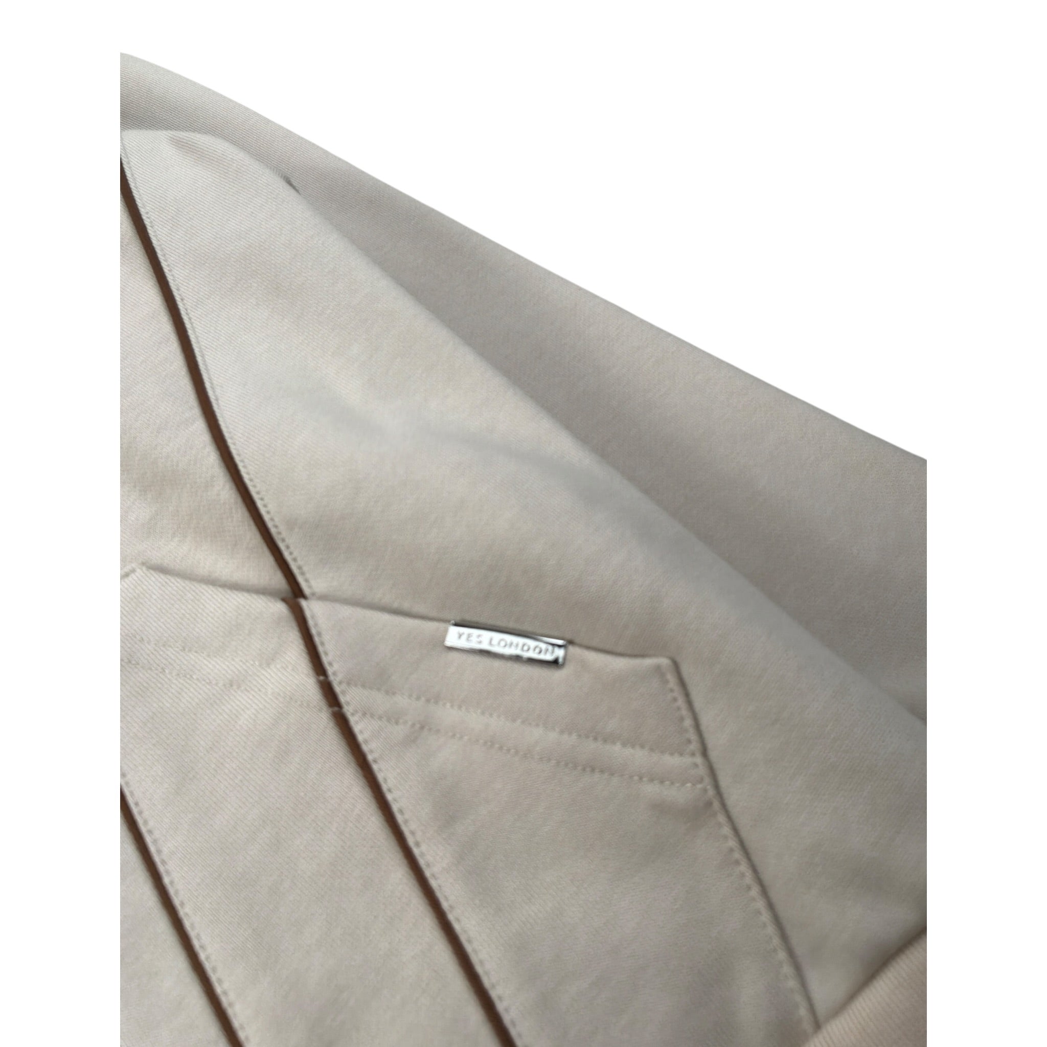 Yes London Felpa tinta unita con Cappuccio Beige per Bambino FEP BEIGE YES LONDON 