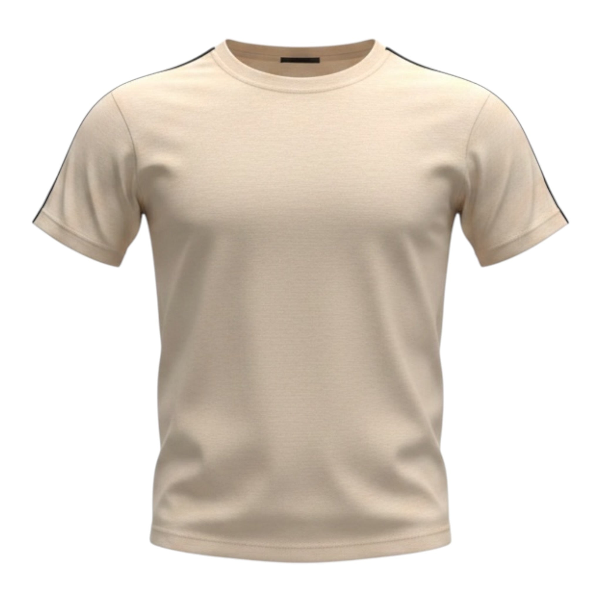 Yes London T-Shirt tinta unita con Stampa Beige per Bambino JR2134 BEIGE YES LONDON 