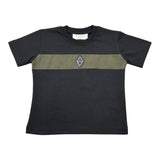 Yes London T-Shirt tinta unita con Stampa Nero per Neonato JR2151N NERO YES LONDON 