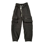 Yes London Pantalone Modello Tuta con Tasconi tinta unita Nero per Neonato JR3110 NERO YES LONDON 