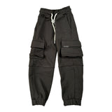 Yes London Pantalone Modello Tuta con Tasconi tinta unita Nero per Neonato JR3110 NERO YES LONDON 