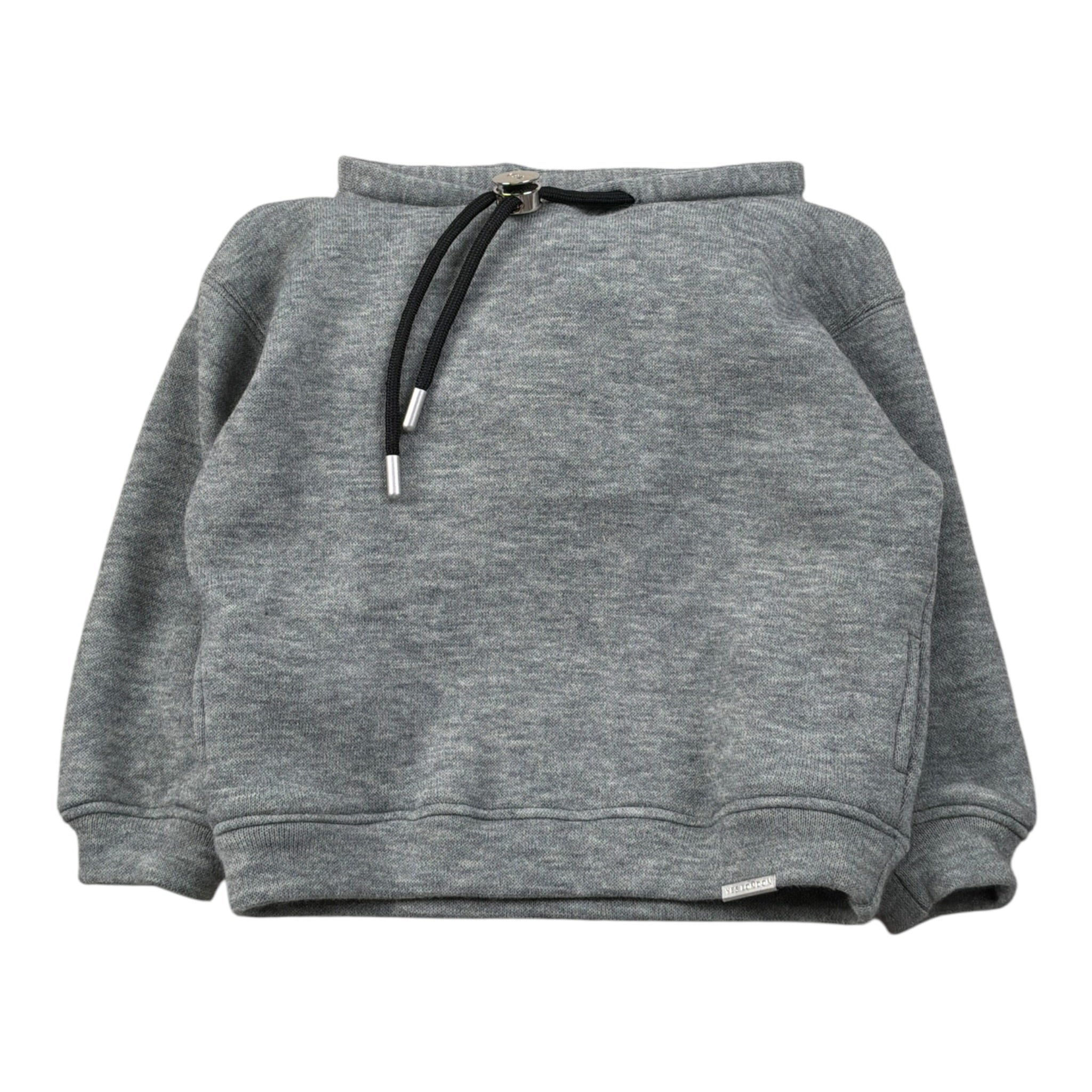 Yes London Felpa tinta unita con Cappuccio Grigio per Neonato JR5104 GRIGIO YES LONDON 