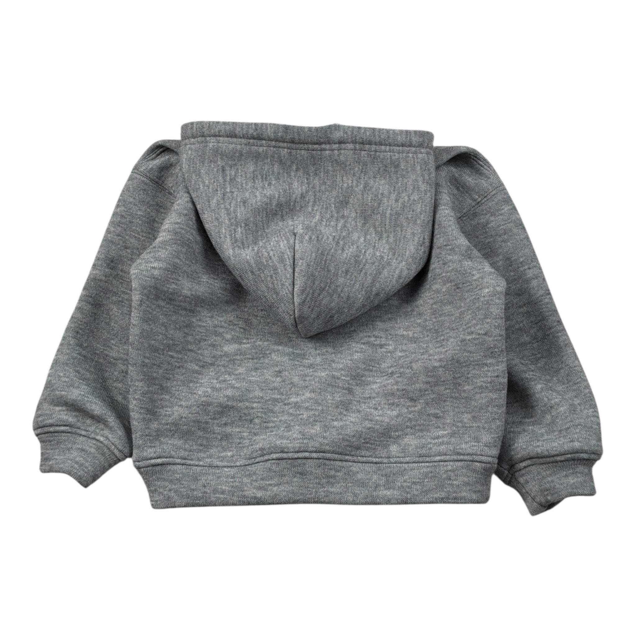 Yes London Felpa tinta unita con Cappuccio Grigio per Neonato JR5104 GRIGIO YES LONDON 