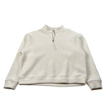 Yes London Felpa tinta unita con Mezza Zip E Colletto Panna per Bambino JR5112 PANNA YES LONDON 