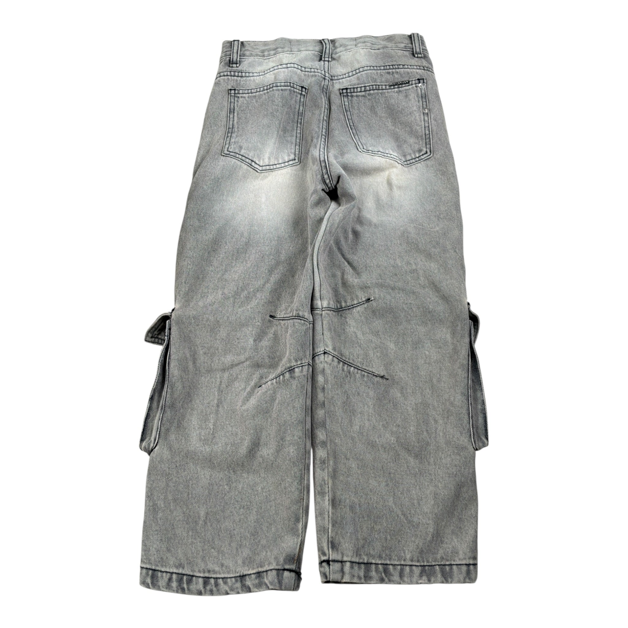 Yes London Jeans tinta unita con Tasconi Grigio per Bambino RPPRPR GRIGIO YES LONDON 