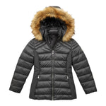Yes Zee Giubbino tinta unita con Cappuccio Nero per Bambino 3011 NERO YES ZEE 