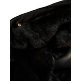Yes Zee Giubbino tinta unita con Cappuccio Nero per Bambina 30155 NERO YES ZEE 