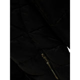 Yes Zee Giubbino tinta unita con Cappuccio Nero per Bambina 3015 NERO YES ZEE 
