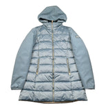 Yes Zee Giubbino tinta unita con Cappuccio Azzurro per Bambina 3025 AZZURRO YES ZEE 