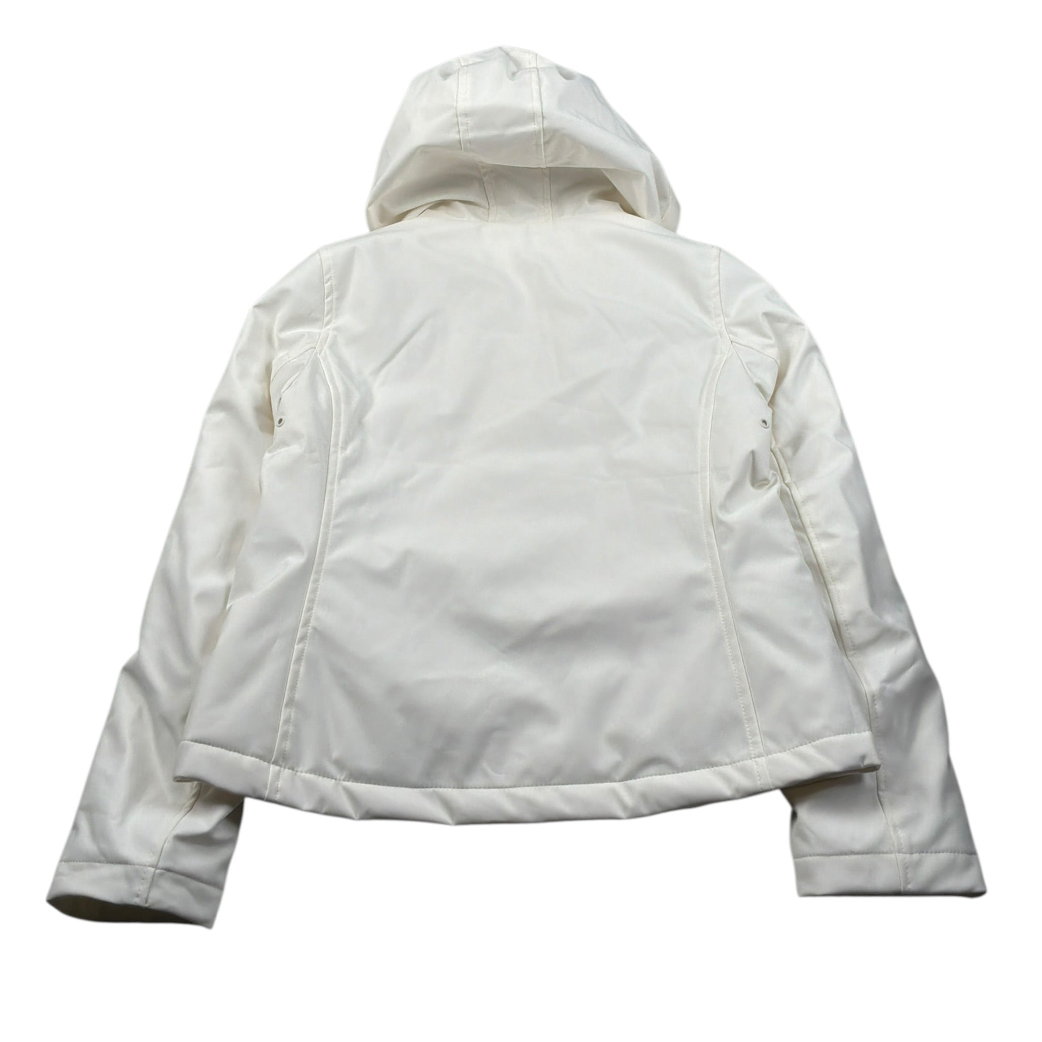 Yes Zee Giubbino tinta unita con Cappuccio Panna per Bambina 3031X PANNA YES ZEE 