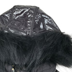 Yes Zee Giubbino tinta unita con Cappuccio Nero per Bambina 3057 NERO YES ZEE 