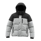 Yes Zee Giubbino Bicolore con Zip E Cappuccio Nero per Bambino J819 NERO YES ZEE 
