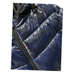 Yes Zee Giubbino tinta unita con Zip E Cappuccio Blu per Bambino J844 BLU YES ZEE 