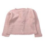 Yoedu Cardigan tinta unita con Pon Pon Rosa per Neonata 9505 ROSA YOEDU 