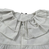 Zero Ampere Camicia Manica Lunga con Colletto Bianco per Neonata CATERINA BIANCO ZERO AMPERE 