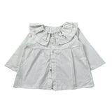 Zero Ampere Camicia Manica Lunga con Colletto Bianco per Neonata CATERINA BIANCO ZERO AMPERE 