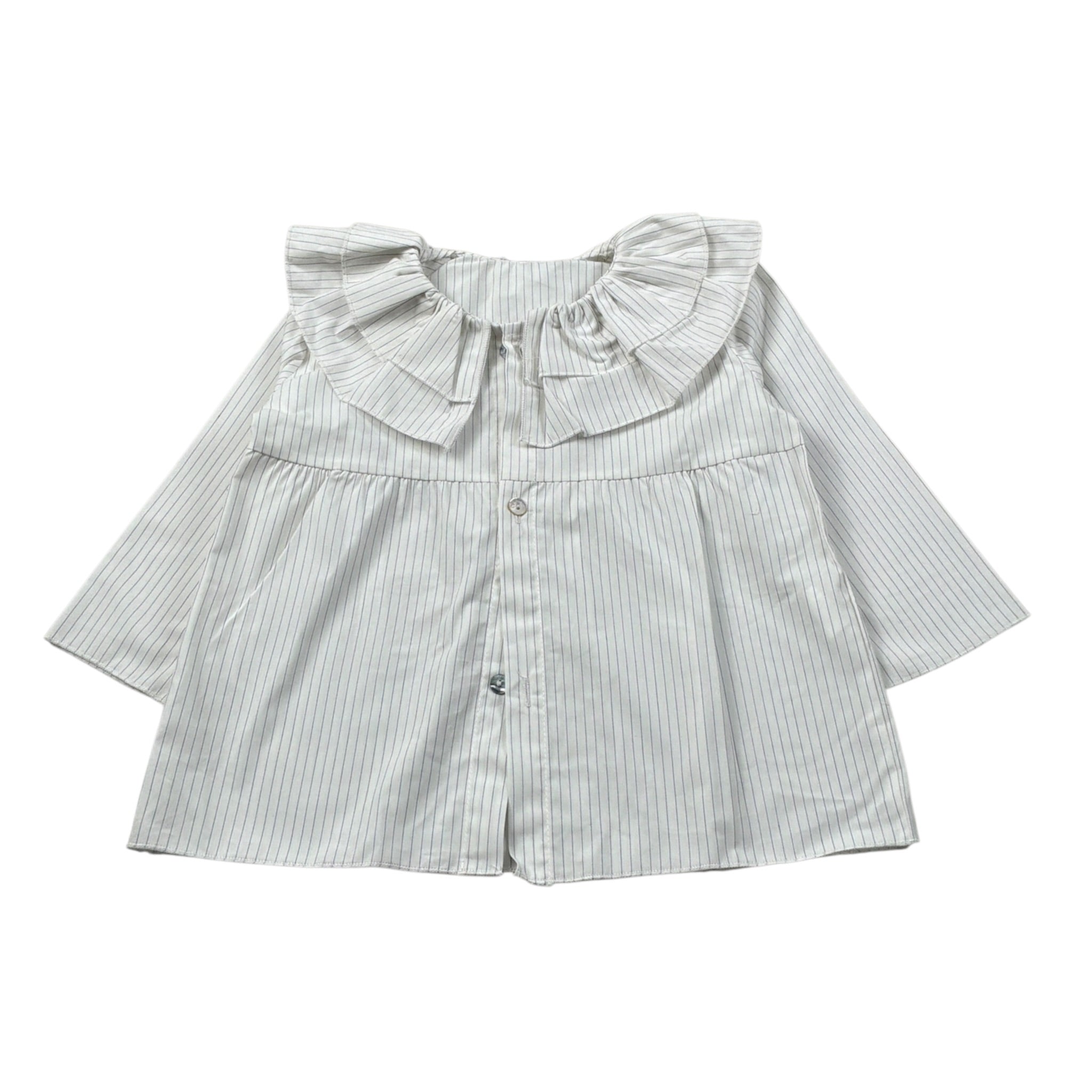 Zero Ampere Camicia Manica Lunga con Colletto Bianco per Neonata CATERINA BIANCO ZERO AMPERE 