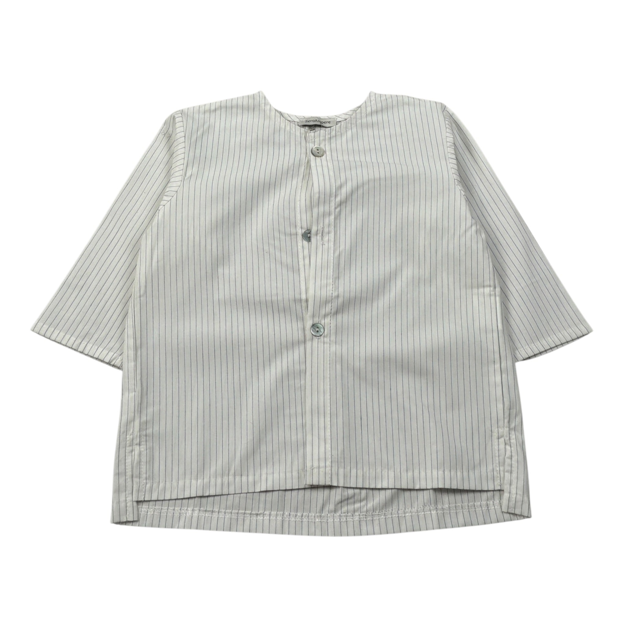 Zero Ampere Camicia Manica Lunga tinta unita Panna per Neonato DUBLINO PANNA ZERO AMPERE 