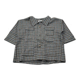 Zero Ampere Camicia Manica Lunga Stampa Fantasia Quadretti Grigio per Bambino ITALY GRIGIO ZERO AMPERE 