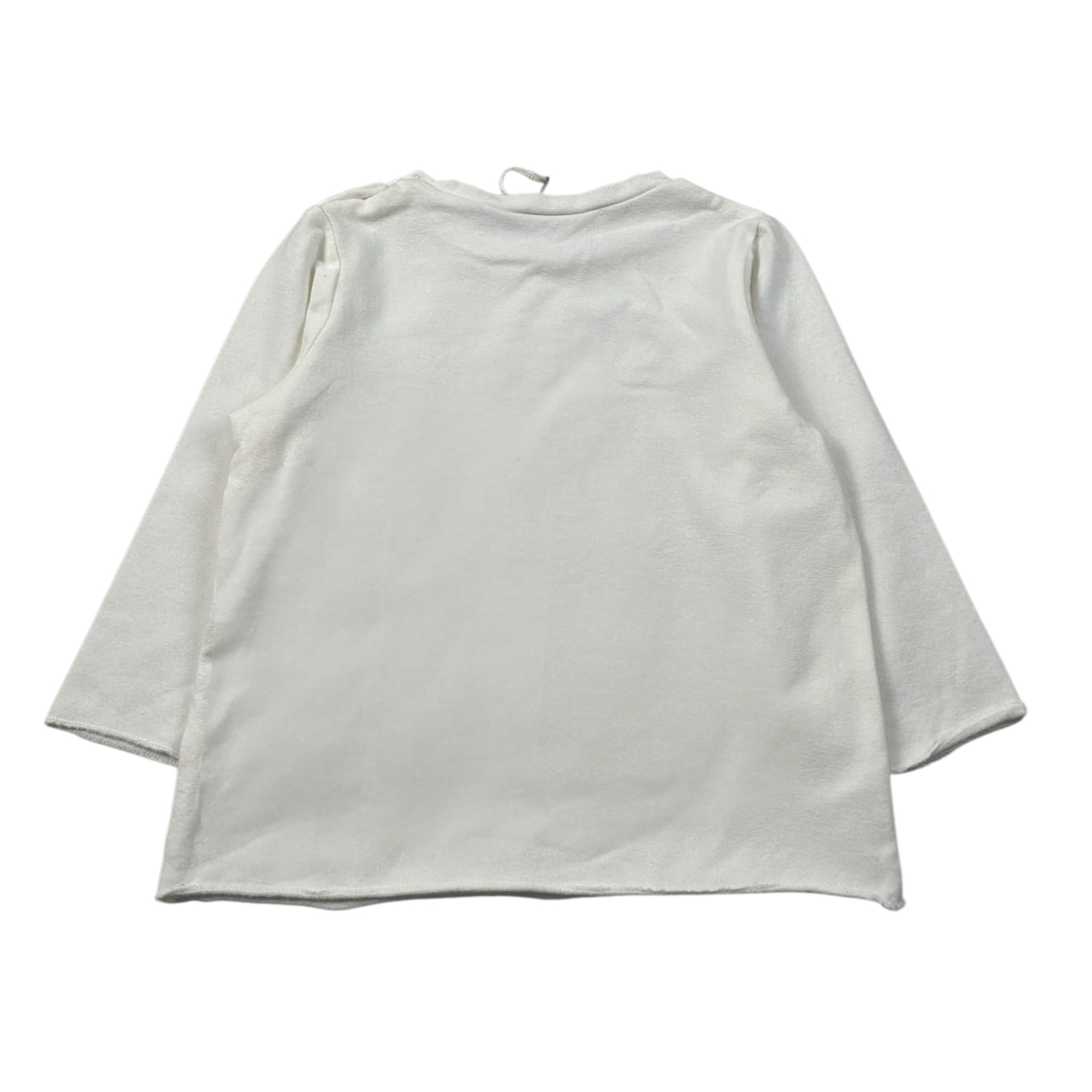 Zero Ampere Shirt Girocollo tinta unita con Stampa Panna per Bambino WILDEJ PANNA ZERO AMPERE 