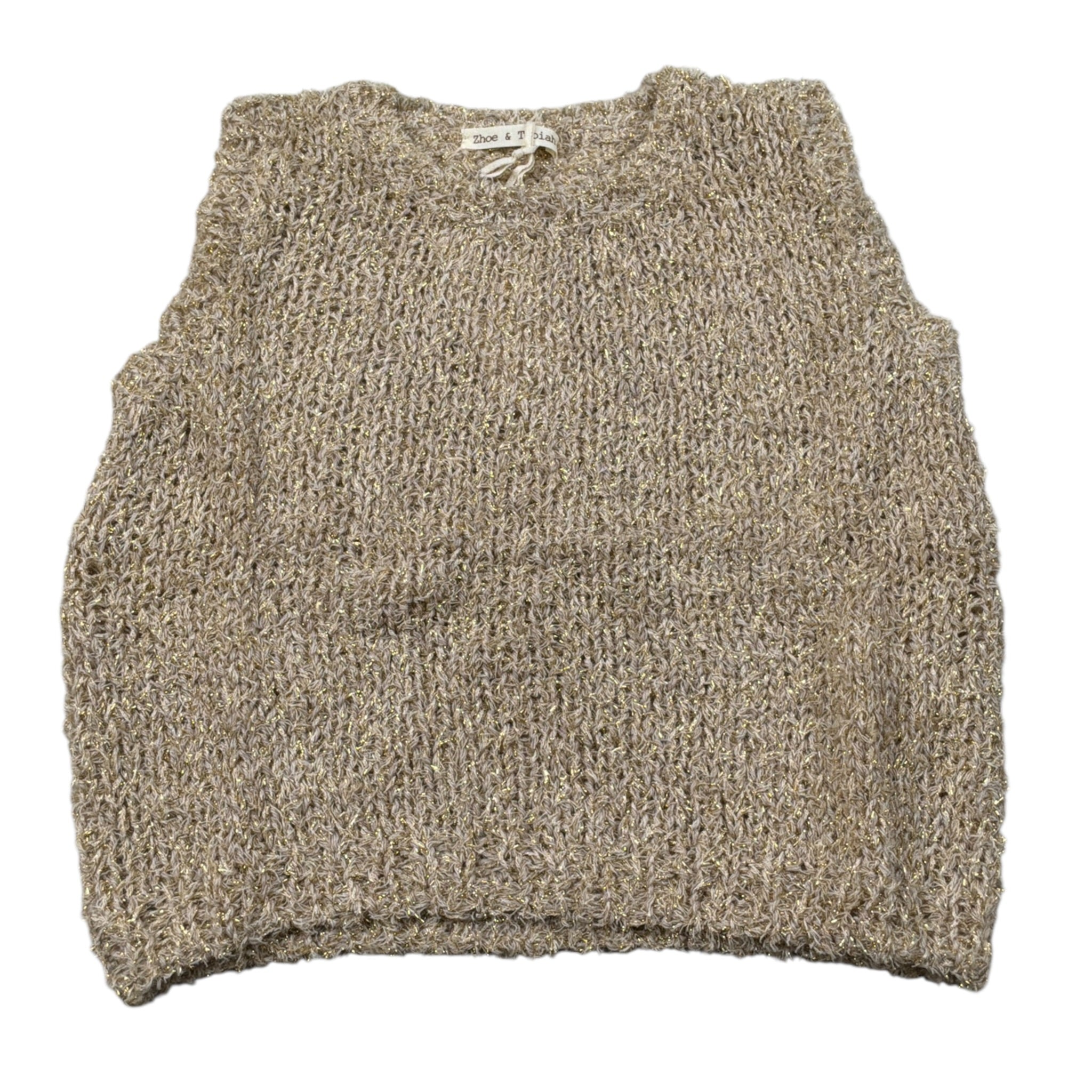Zhoe & Tobiah Gilet tinta unita Oro per Bambina FY1F ORO ZHOE & TOBIAH 