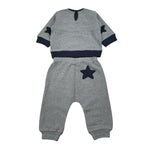Zhoe & Tobiah Completo 2 Pezzi Maglia-Pantalone tinta unita Grigio per Neonato KKT348 GRIGIO ZHOE & TOBIAH 