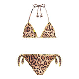4Giveness Costume 2 Pezzi Triangolo-Slip per Bambina 125GBWBK5106 MARRONE 4GIVENESS 