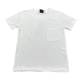 4Giveness T-Shirt Tinta Unita Girocollo per Bambina FGC4077 BIANCO 4GIVENESS 