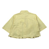 A' La Page Camicia Mezza Manica Tinta Unita per Bambina CILIEGIO GIALLO A' LA PAGE 