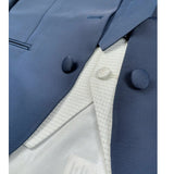 Alessandro Martinez  Completo 5 Pezzi Giacca-Gilet-Camicia-Cravatta-Pantalone per Bambino AM40110J BLU ALESSANDRO MARTINEZ 