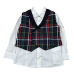 Aletta Completo 2 Pezzi Gilet-Camicia per Neonato M220422 BIANCO ALETTA 