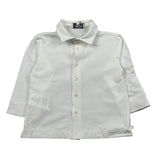 Aletta Camicia Manica Lunga tinta unita Bianco per Neonato M220431 BIANCO ALETTA 
