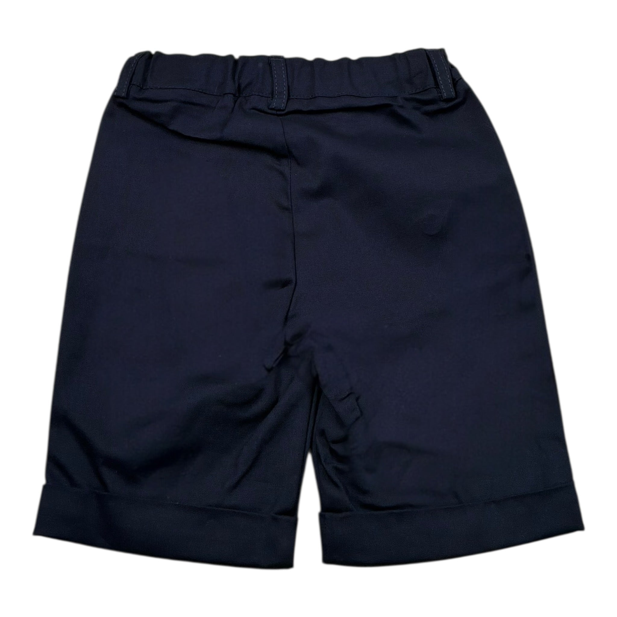 Aletta Bermuda Tinta Unita con Girovita Regolabile per Bambino M22044 BLU ALETTA 