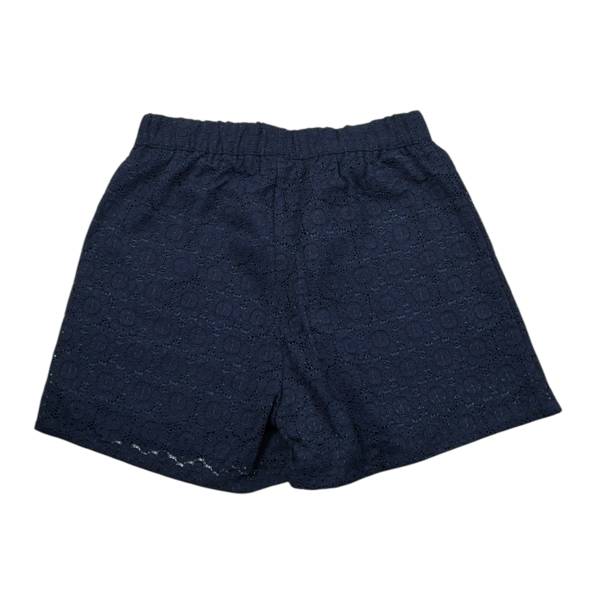 Alice Pi Short Tinta Unita con Ricami per Bambina 2411 BLU ALICE PI 