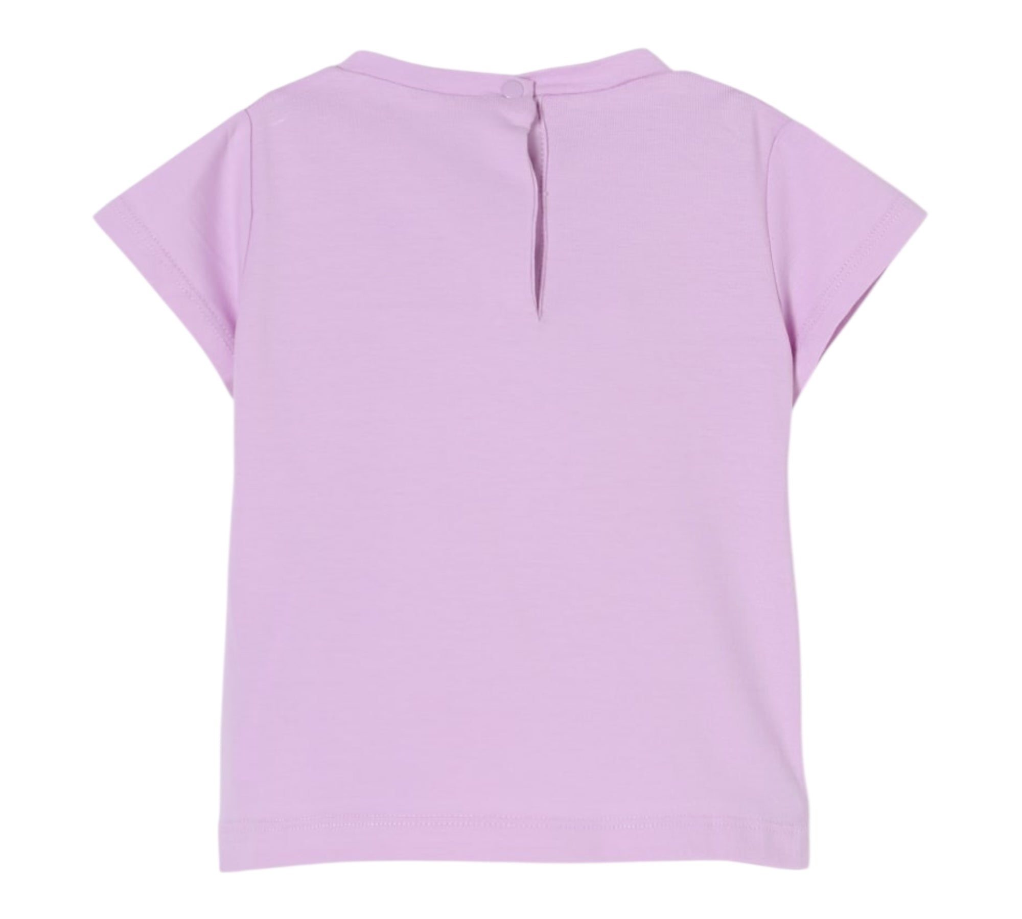 Alice Pi T-Shirt Girocollo Tinta Unita con Logo per Neonata HA5063X LILLA ALICE PI 